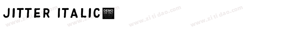 Jitter Italic字体转换